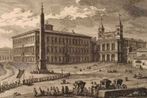 Medioevo: Patriarchio lateranense e Palazzo Senatorio - Schola Palatina