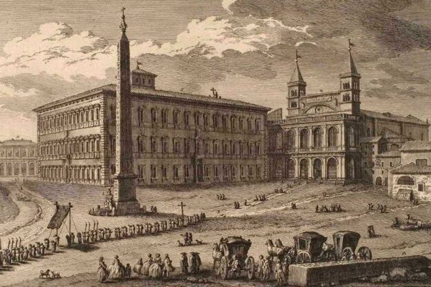 Medioevo: Patriarchio lateranense e Palazzo Senatorio - Schola Palatina