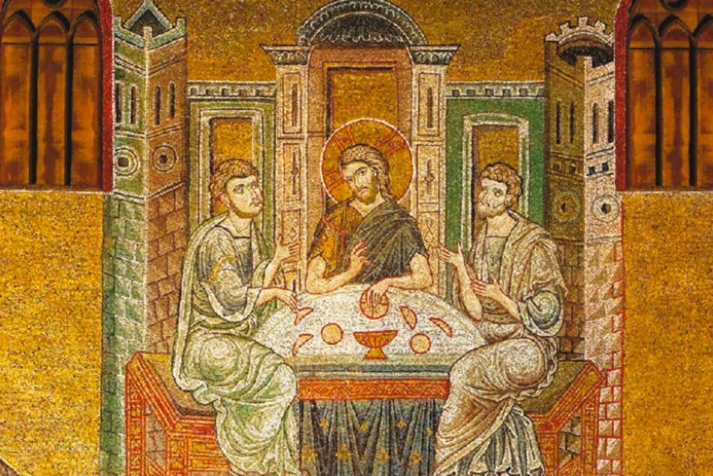 Cena in Emmaus Monreale